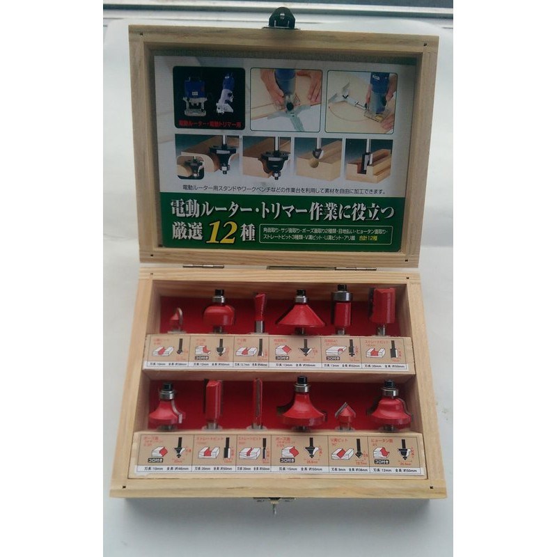 力山 R060R 6mm手提式木工修邊機