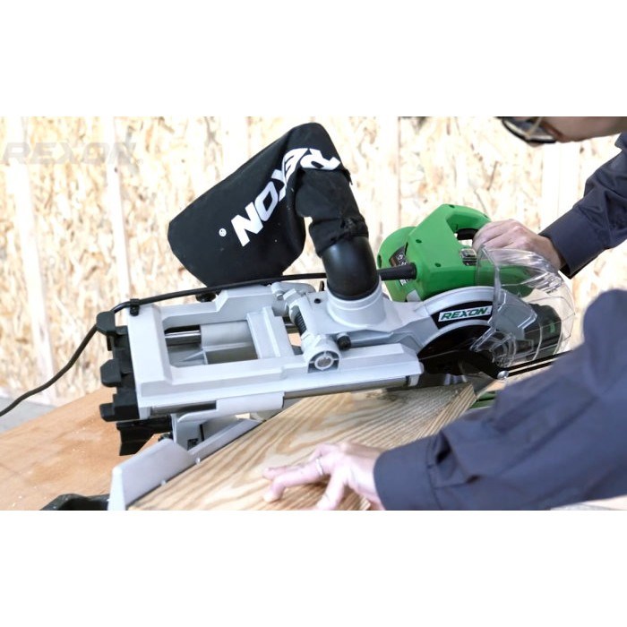 力山 SM2121R 216mm滑桿式折疊木(鋁)工角度切斷機/附雷射墨線