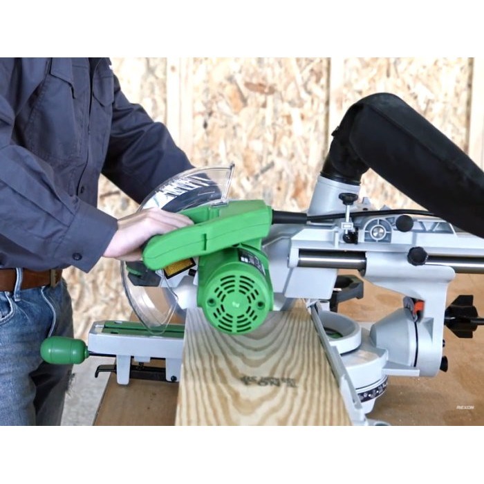 力山 SM2121R 216mm滑桿式折疊木(鋁)工角度切斷機/附雷射墨線