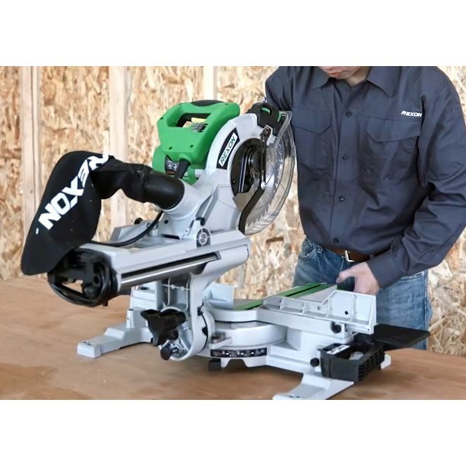 力山 SM2121R 216mm滑桿式折疊木(鋁)工角度切斷機/附雷射墨線