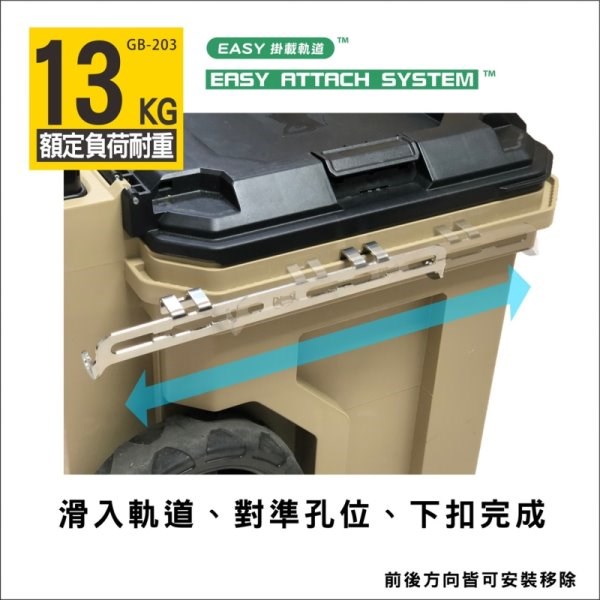 風霸 GFOX GB-203白鐵側架 GB-006專用配件