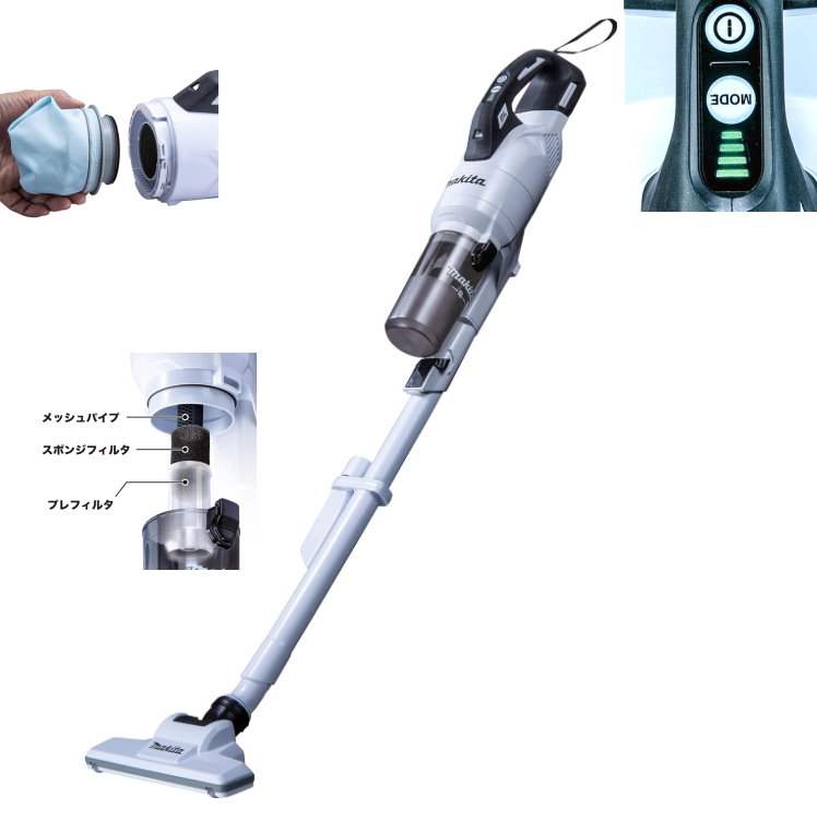 牧田 DCL286FRGW 充電式18V無刷吸塵器