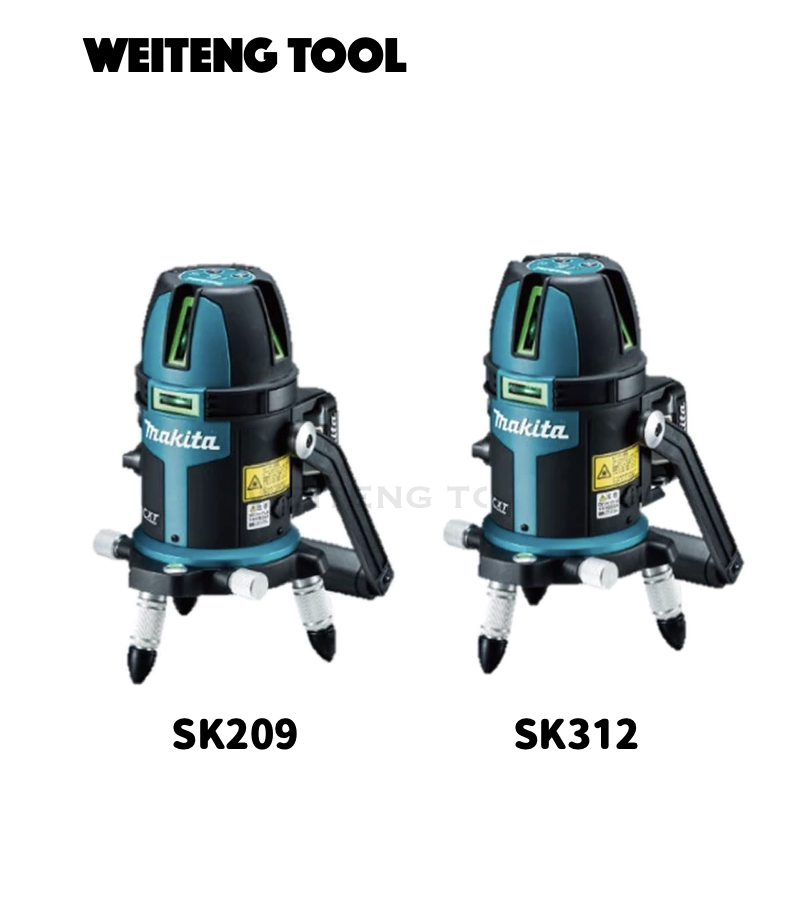 牧田 SK209/SK312 12V單機鋰電池充電式綠光墨線儀 日本製