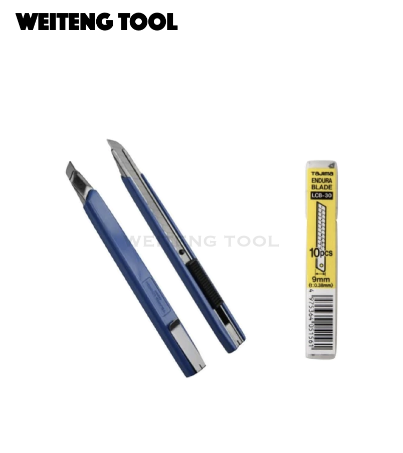 日本 TAJIMA 田島 LC-303 小型美工刀(刀身可內藏替刃)/LCB-30 美工刀刀片替刃