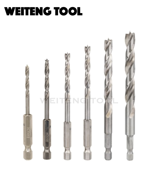 BOSCH博世 HSS 1/4"六角柄三尖木工鑽尾