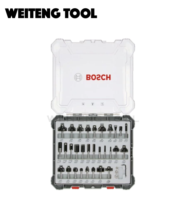 BOSCH 博世 木工修邊刀30件套裝組