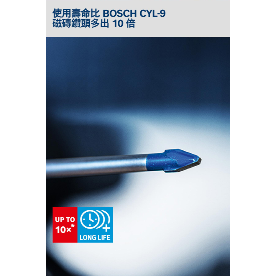 BOSCH博世 六角柄超硬磁磚鑽頭