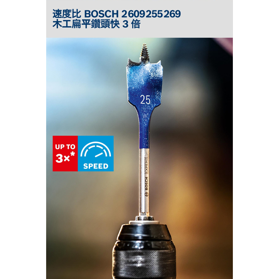 BOSCH博世 木工用快速扁平鑽頭