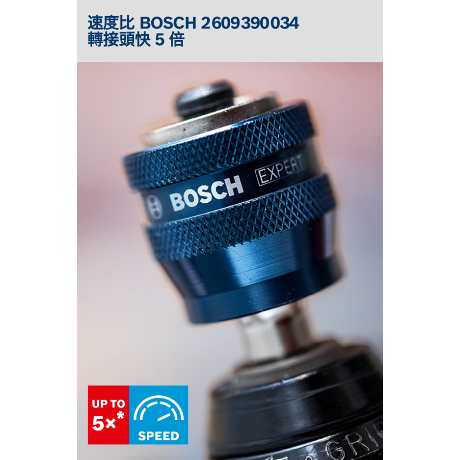 BOSCH博世 2608900527 超耐久六角圓穴鋸轉接頭(含HSS-G中心鑽)