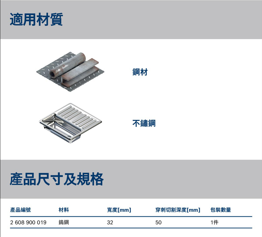 BOSCH博世 2608900019 PAIZ 32 AIT穿刺鋸片