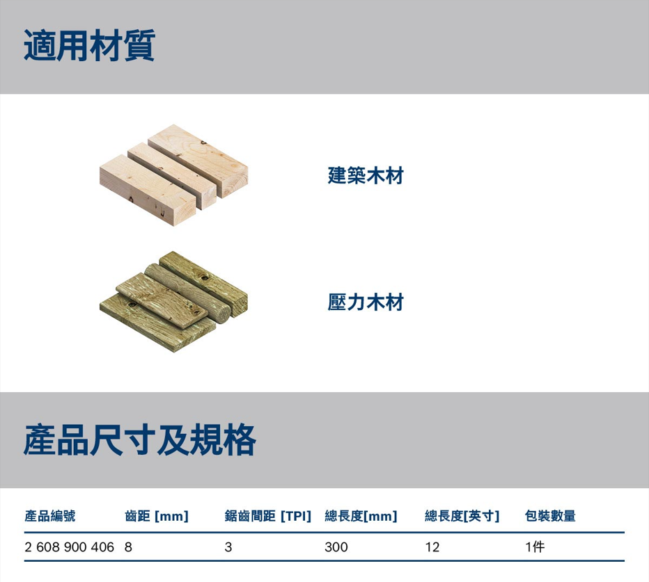BOSCH博世 2608900406 S1242KHM軍刀鋸片