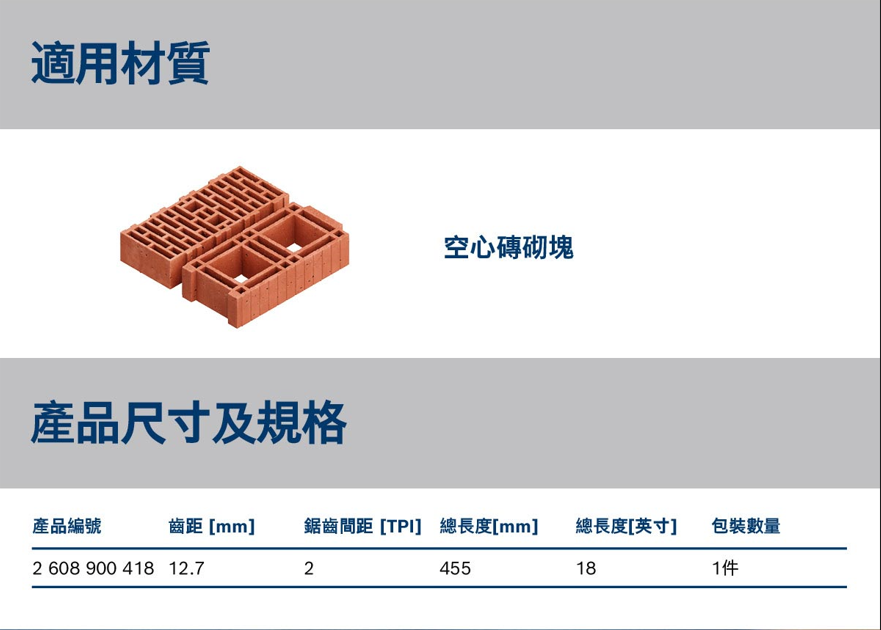 BOSCH博世 2608900418 S2243HM軍刀鋸片