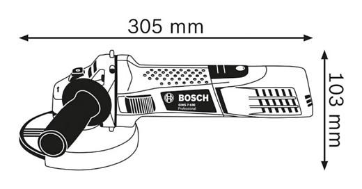 BOSCH博世 GWS7-100ET 可調速砂輪機