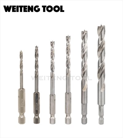 BOSCH博世 HSS 1/4"六角柄三尖木工鑽尾