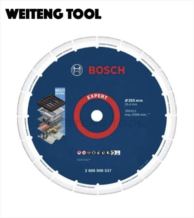BOSCH博世 2608900537 355*25.4mm超耐久鑽石金屬切片大尺寸專業款