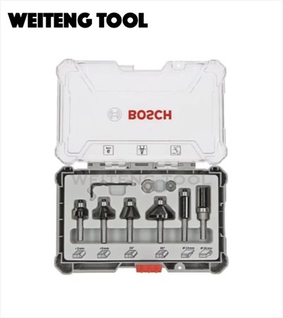 BOSCH博世 木工修邊刀6件套裝組
